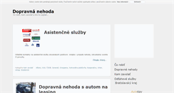 Desktop Screenshot of dopravnanehoda.com