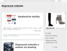 Tablet Screenshot of dopravnanehoda.com
